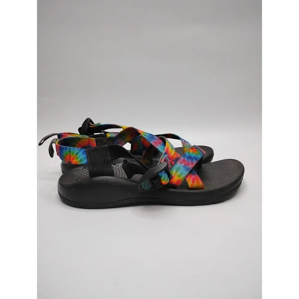 Chaco Z1 Ecotread Sandals Tie Dye Rainbow Multicolor Kids Youth Size 4